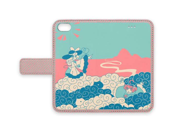 手帳型iPhoneケース - iPhone7 - ストラップ穴 なし