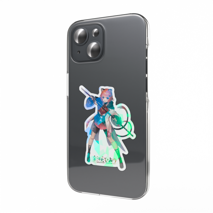 ホログラムスマホステッカー - 縦