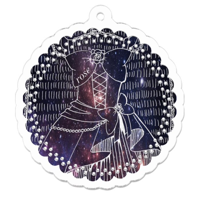 アクリルキーホルダー - 50 x 50 (mm)