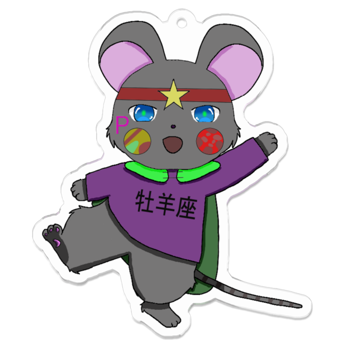 アクリルキーホルダー - 70 x 70 (mm)