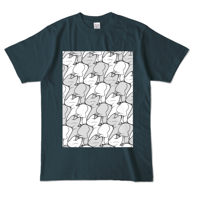 カラーTシャツ - L - デニム (濃色)