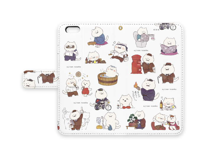 手帳型iPhoneケース - iPhone 6 Plus / 6s Plus - ストラップ穴 あり