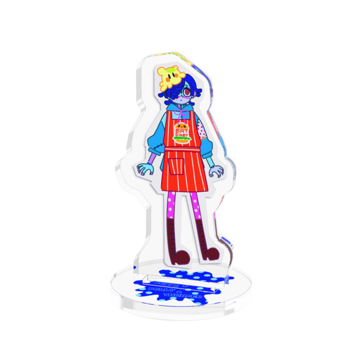 アクリルフィギュア(エプロン) - 50x50mm