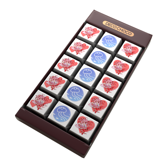 DECOチョコ - 列ごとにデザイン