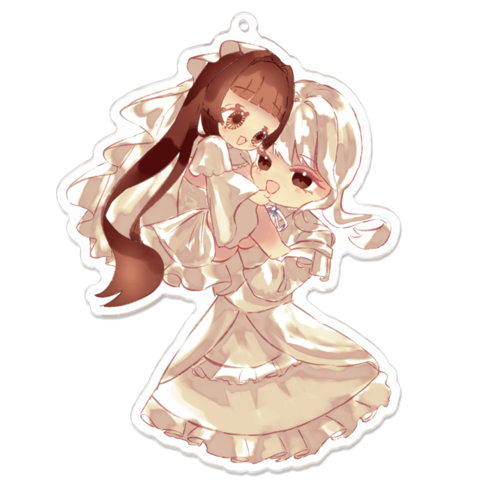 アクリルキーホルダー - 100 x 100 (mm)