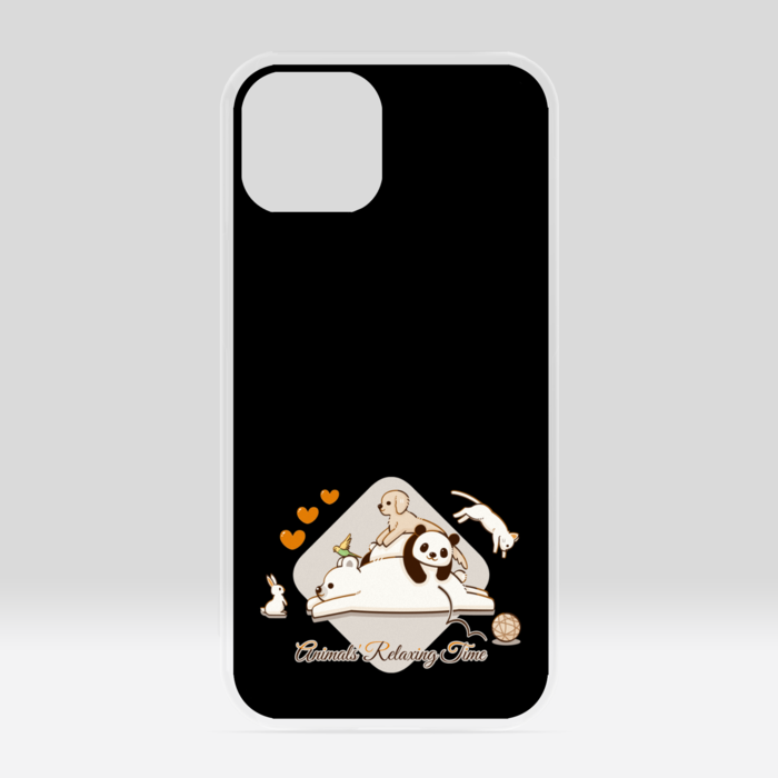 クリアiPhoneケース　黒色　iPhone 13