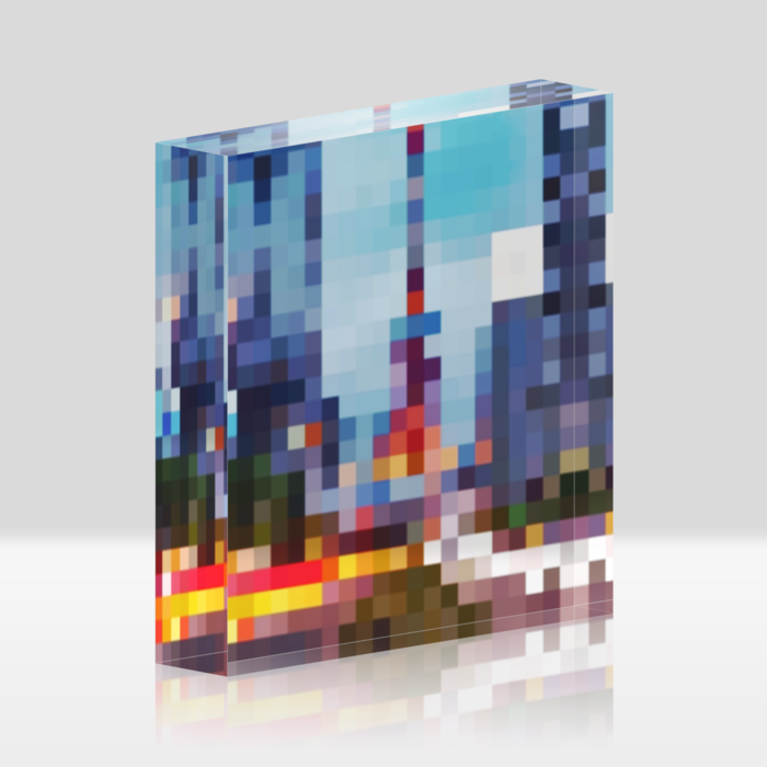 アクリルブロック - 100 × 100 (mm)