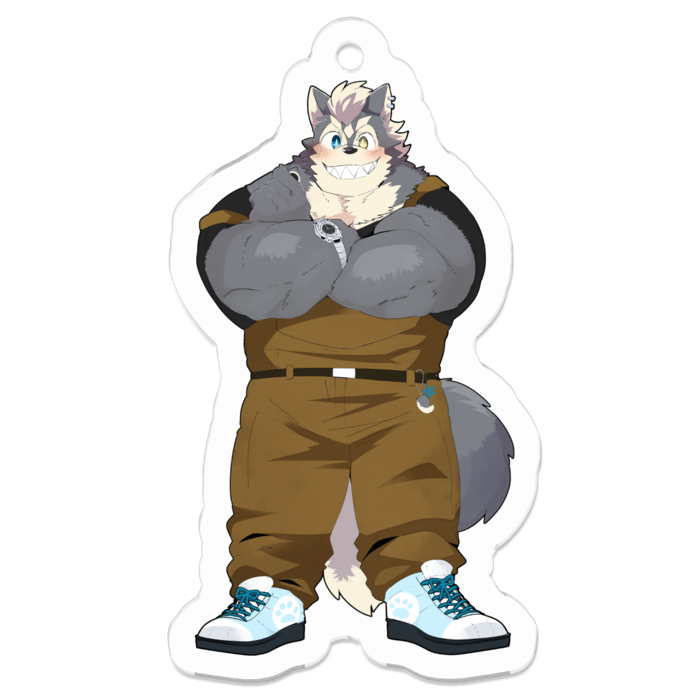 アクリルキーホルダー - 50 x 50 (mm)