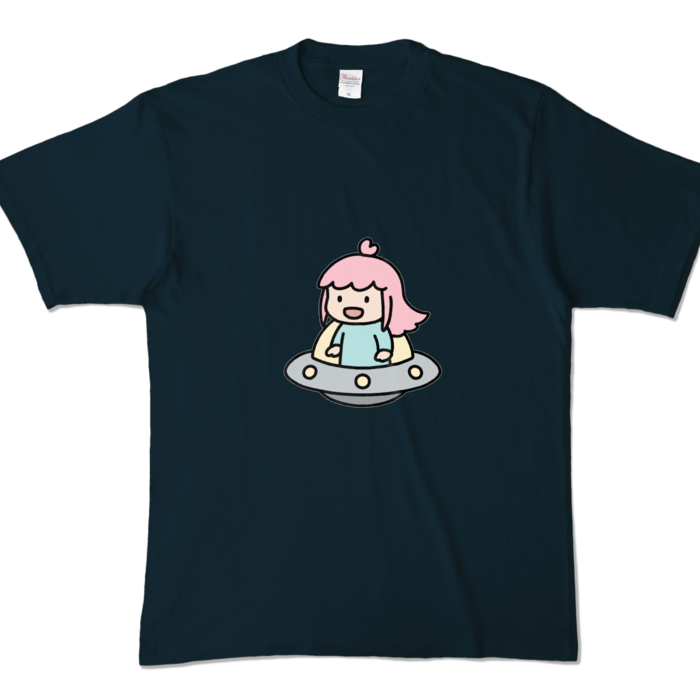 カラーTシャツ - XL - ネイビー (濃色)