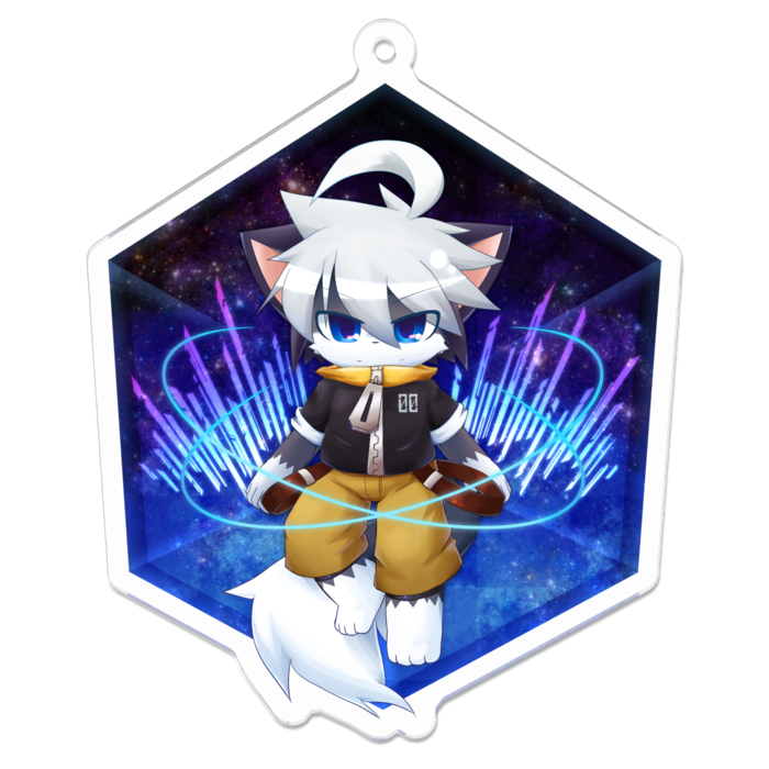 アクリルキーホルダー - 70 x 70 (mm)