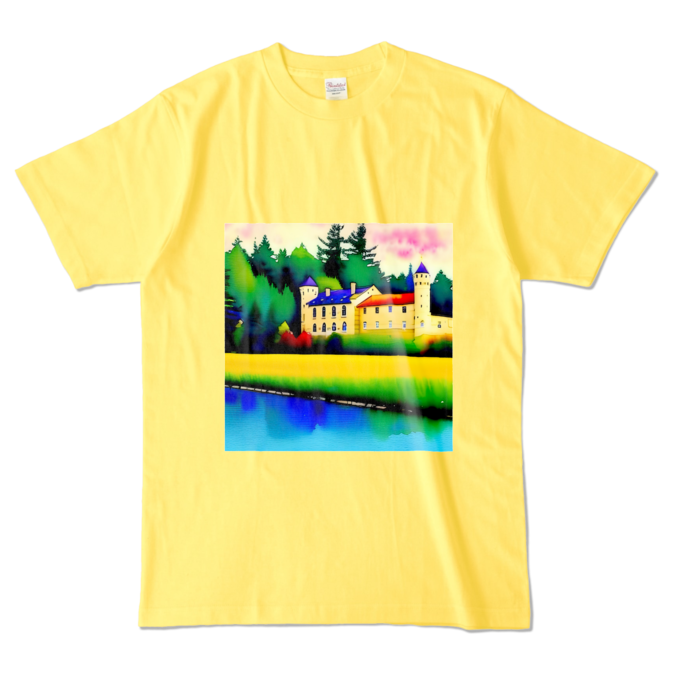 カラーTシャツ - L - イエロー (濃色)