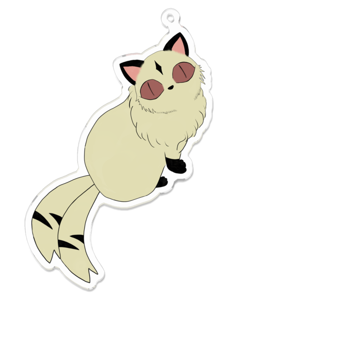 アクリルキーホルダー（コーティング） - 100 x 100 (mm)