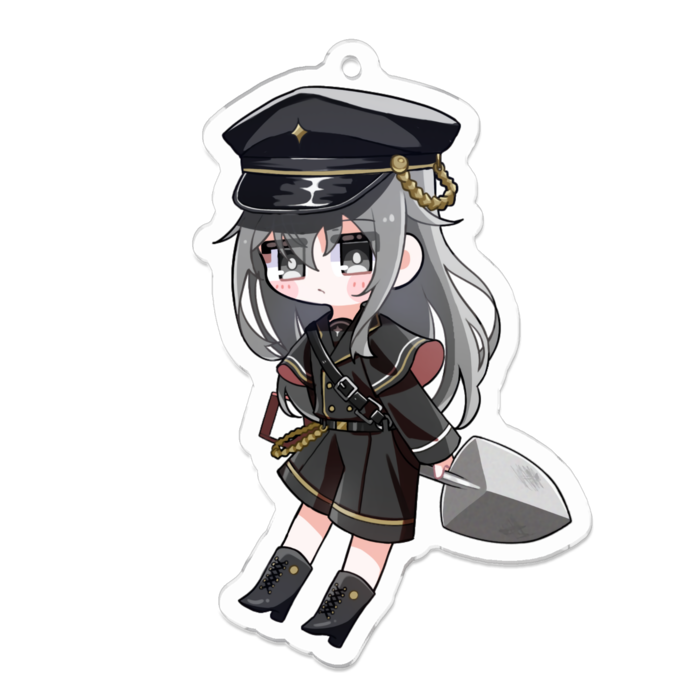 アクリルキーホルダー（コーティング） - 70 x 70 (mm)