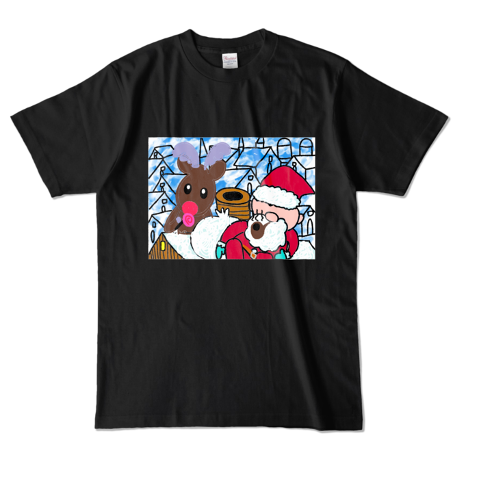 カラーTシャツ - L - ブラック (濃色)