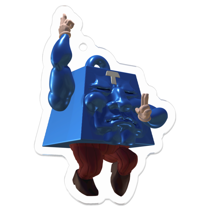 アクリルキーホルダー - 50 x 50 (mm)