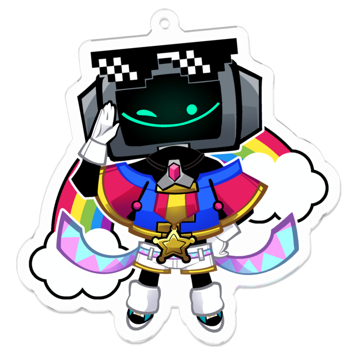 アクリルキーホルダー - 70 x 70 (mm)