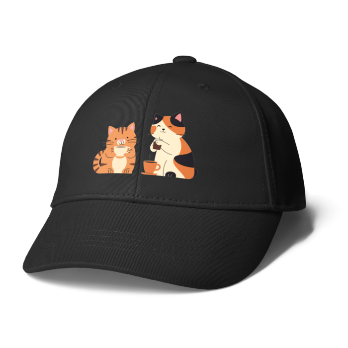 キャップ - ブラック