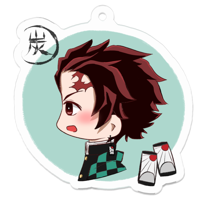 アクリルキーホルダー - 50 x 50 (mm)