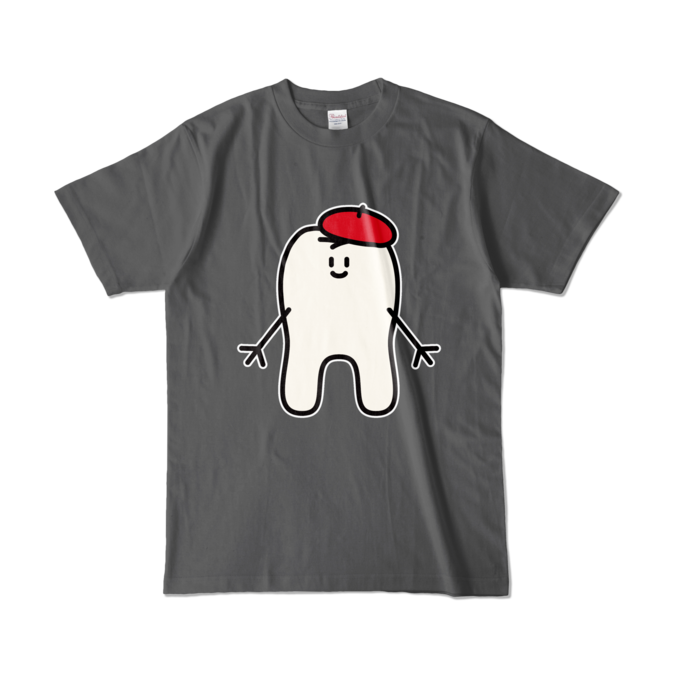 カラーTシャツ - L - チャコール (濃色)