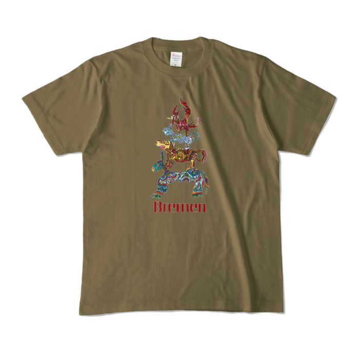 カラーTシャツ - M - オリーブ （濃色）