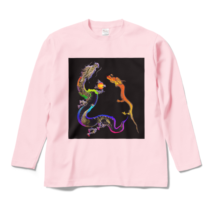 ロングスリーブTシャツ - M - ライトピンク