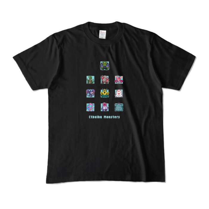 カラーTシャツ - M - ブラック (濃色)【blue】