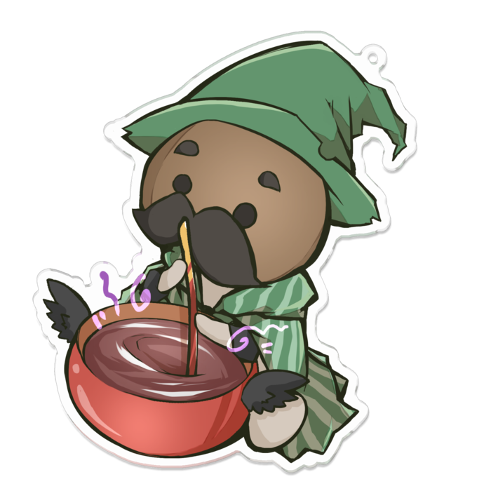 アクリルキーホルダー - 100 x 100 (mm)