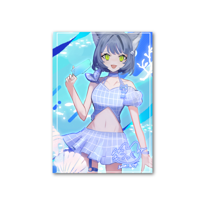 フォト風カード - 縦 - 片面