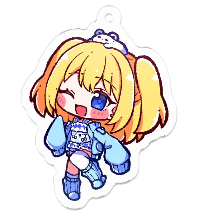 アクリルキーホルダー - 50 x 50 (mm)