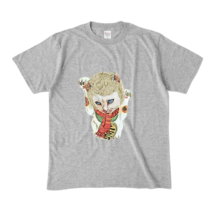 カラーTシャツ - M - 杢グレー (濃色)