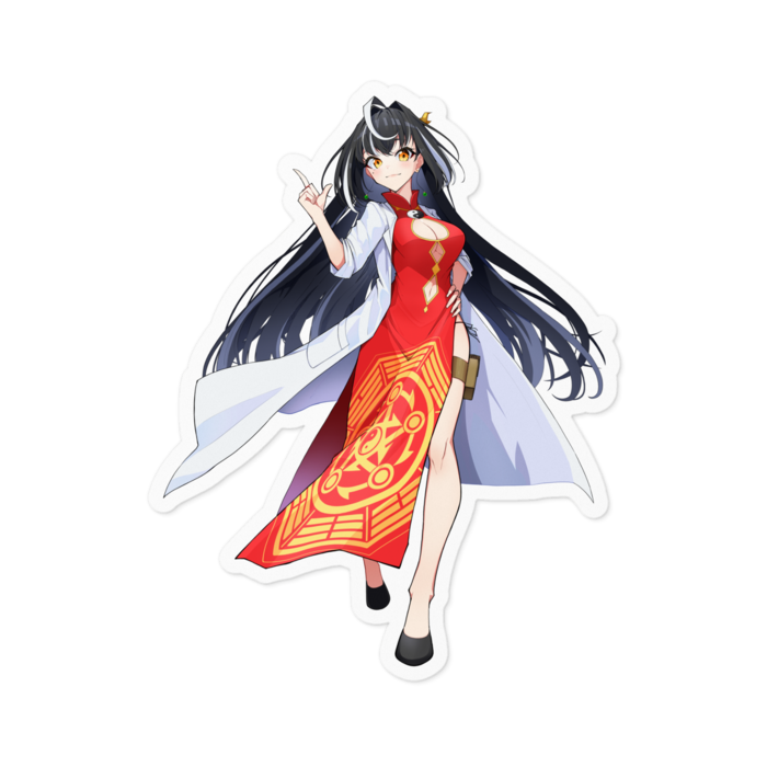 ステッカー - 100 x 100 (mm)縁あり版