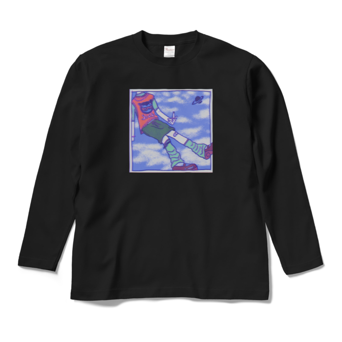 ロングスリーブTシャツ - M - ブラック