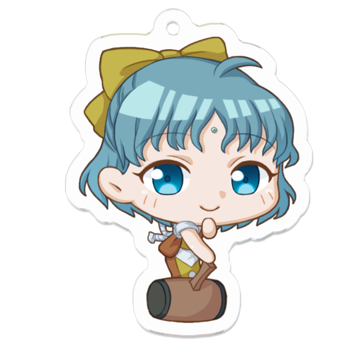 アクリルキーホルダー（コーティング） - 50 x 50 (mm)