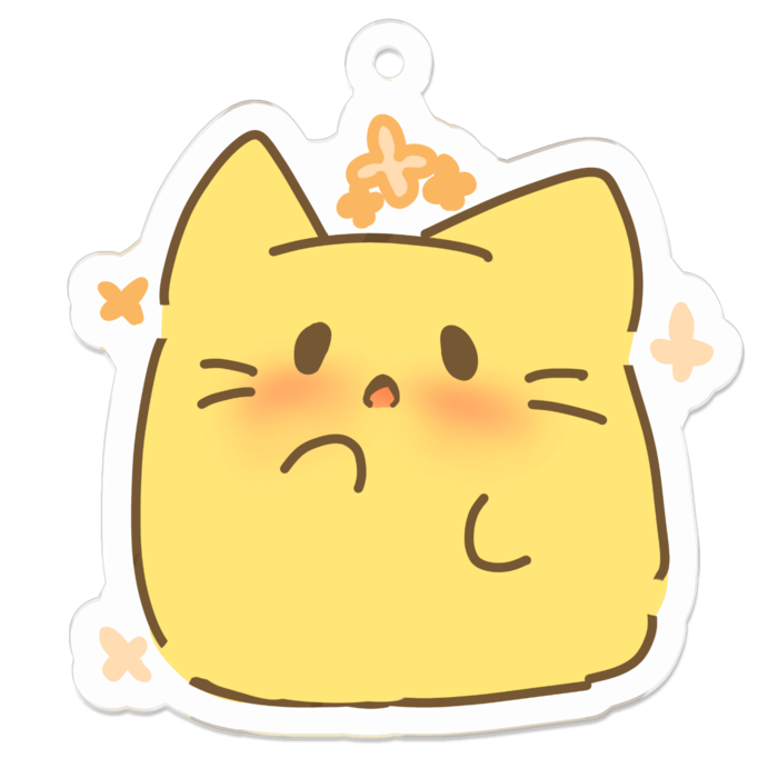 アクリルキーホルダー - 50 x 50 (mm)