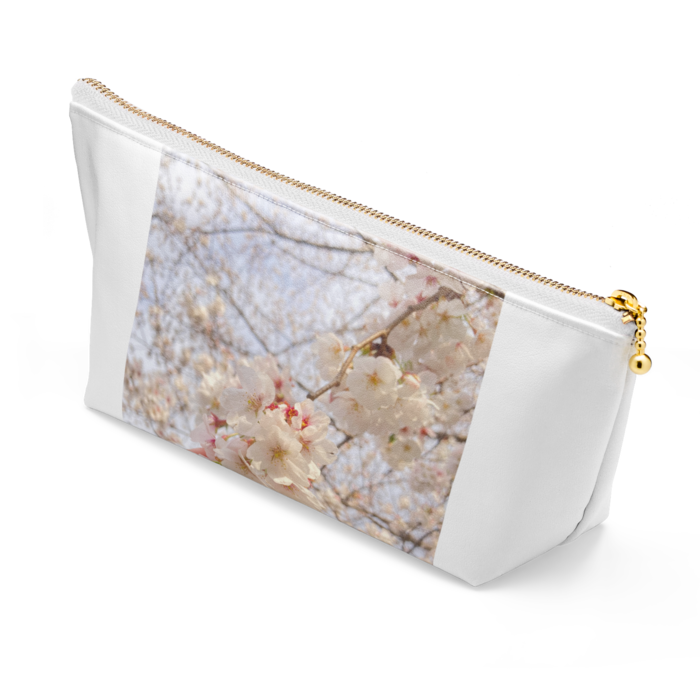 ポーチ - 長さ21.5cm / 高さ10cm - ホワイト