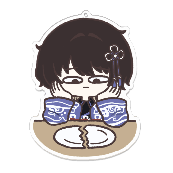 アクリルキーホルダー - 100 x 100 (mm)