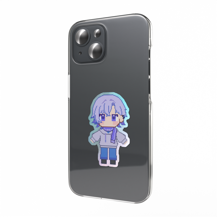 オーロラスマホステッカー - 縦