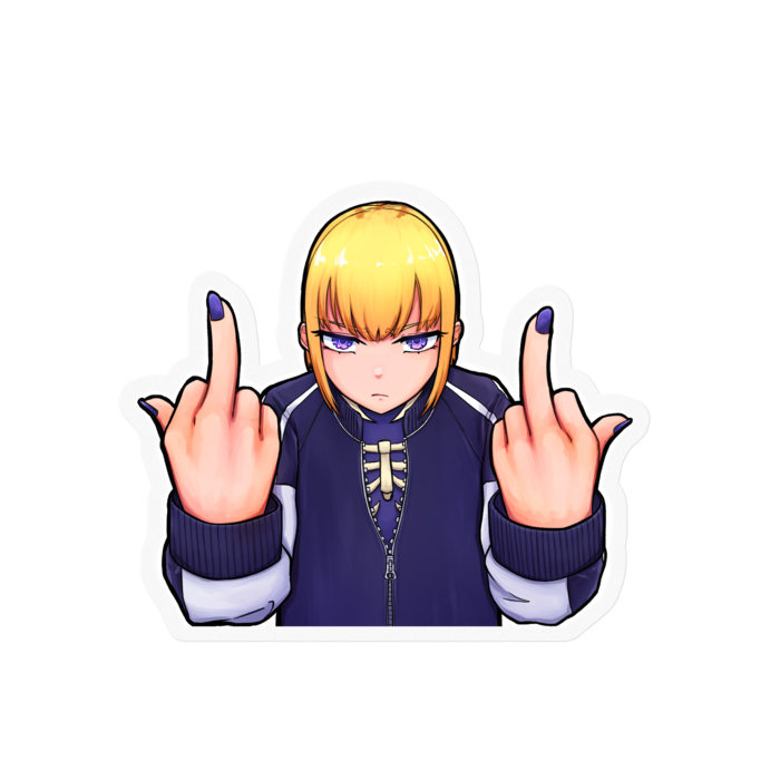 キャラステッカー(枠透明)