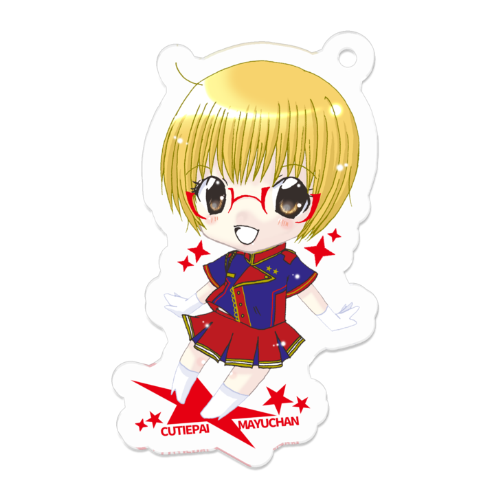 アクリルキーホルダー（コーティング） - 50 x 50 (mm)