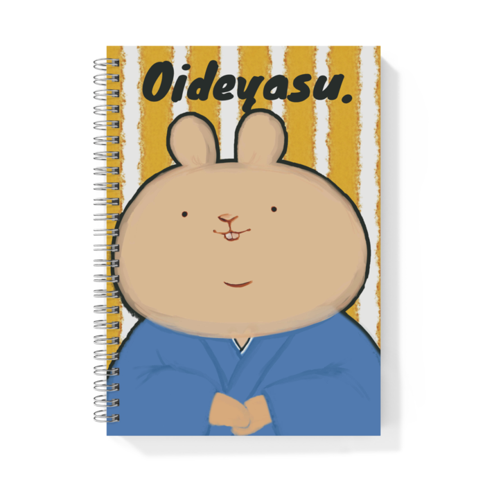 リングノート 着物うさぎ Carpes Streamer Booth