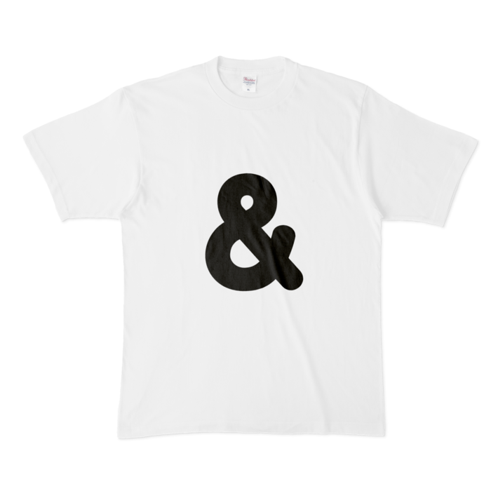 「&」Tシャツ - XL - 白