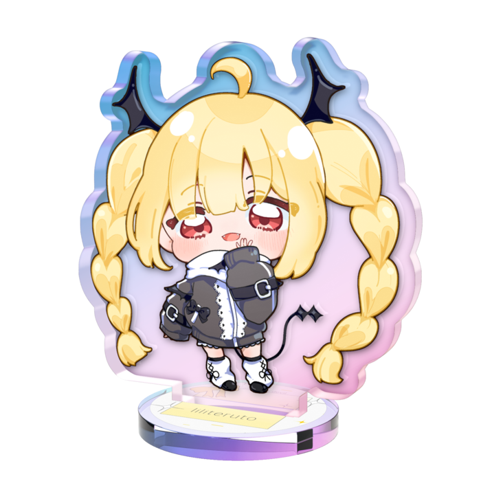 オーロラアクスタにっこり - 50 × 50mm