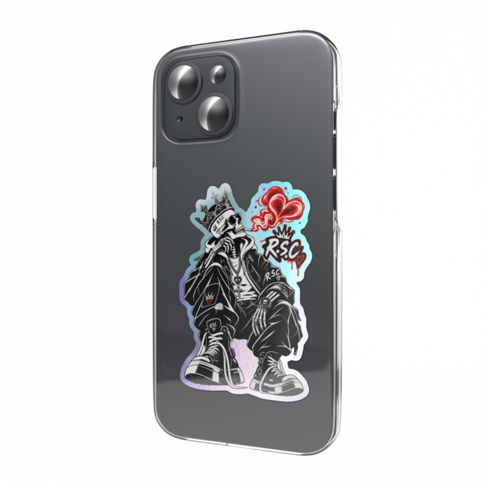 オーロラスマホステッカー - W55 × H91mm 以内