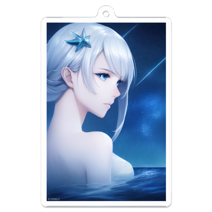 海の姫「いつか」 - 70 x 70 (mm)