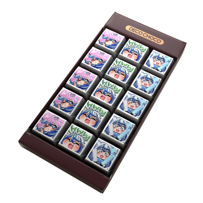 DECOチョコ - 列ごとにデザイン