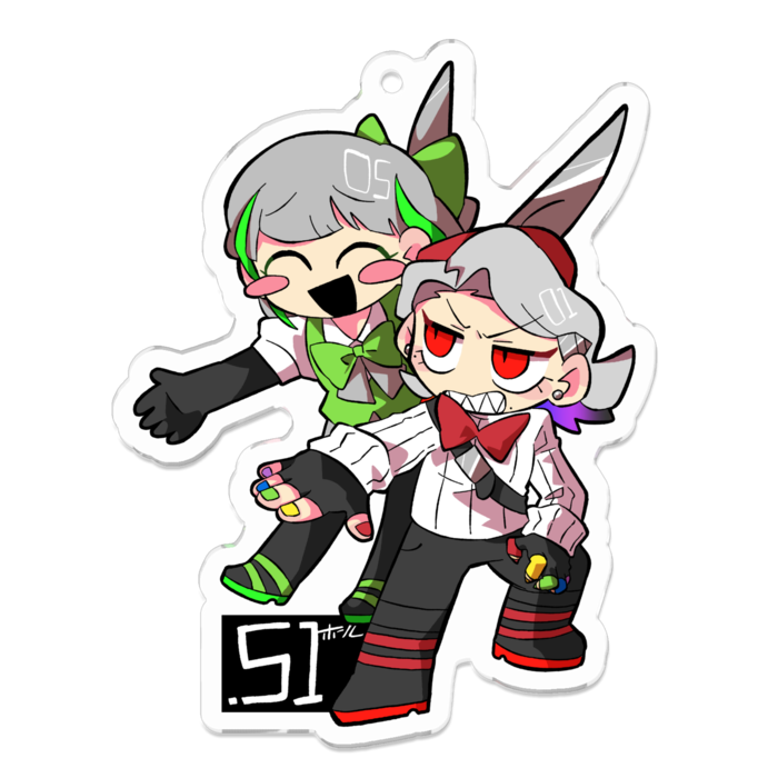 アクリルキーホルダー - 70 x 70 (mm)