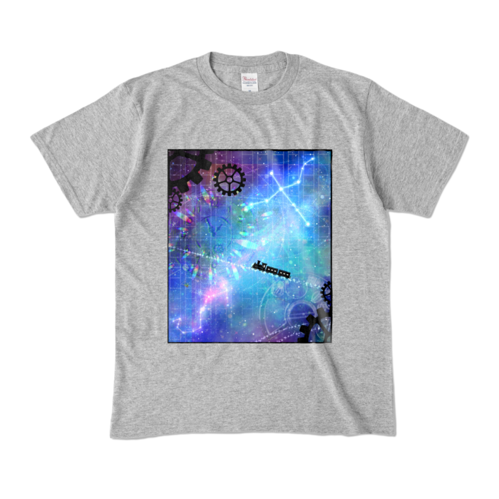 カラーTシャツ - M - 杢グレー (濃色)