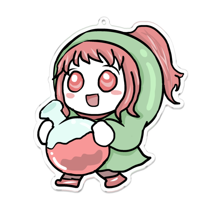 アクリルキーホルダー - 100 x 100 (mm)