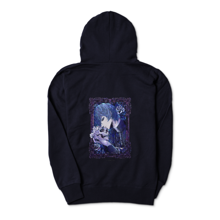 ジップパーカー - S - ネイビー