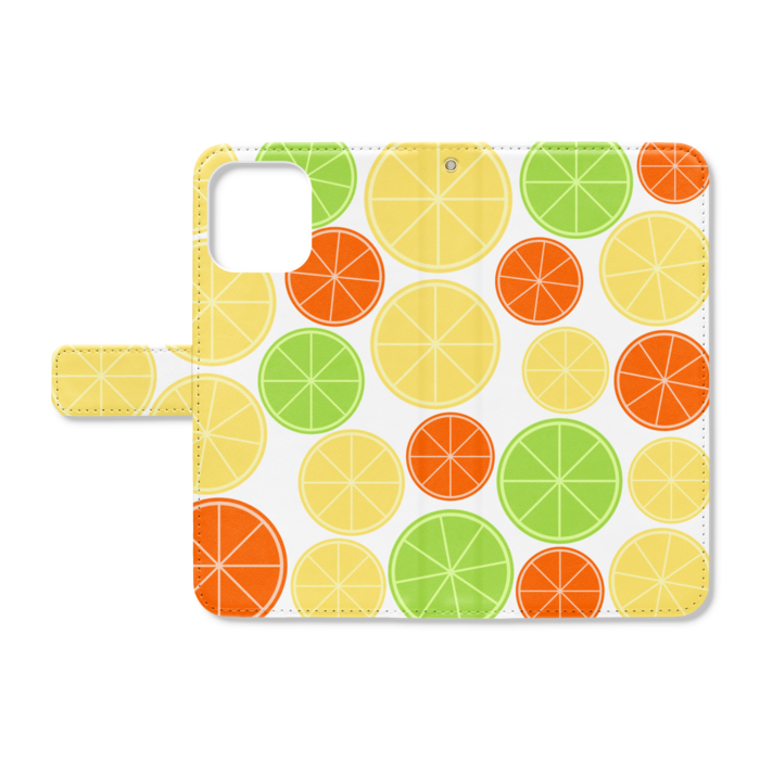 手帳型iPhoneケース - iPhone12 ProMax - ストラップ穴 あり